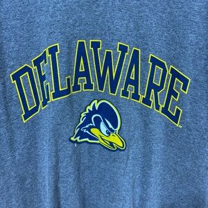 Barnesmith University of Delaware Blue Hens T-Shirt Heather Gray Mens Large #67